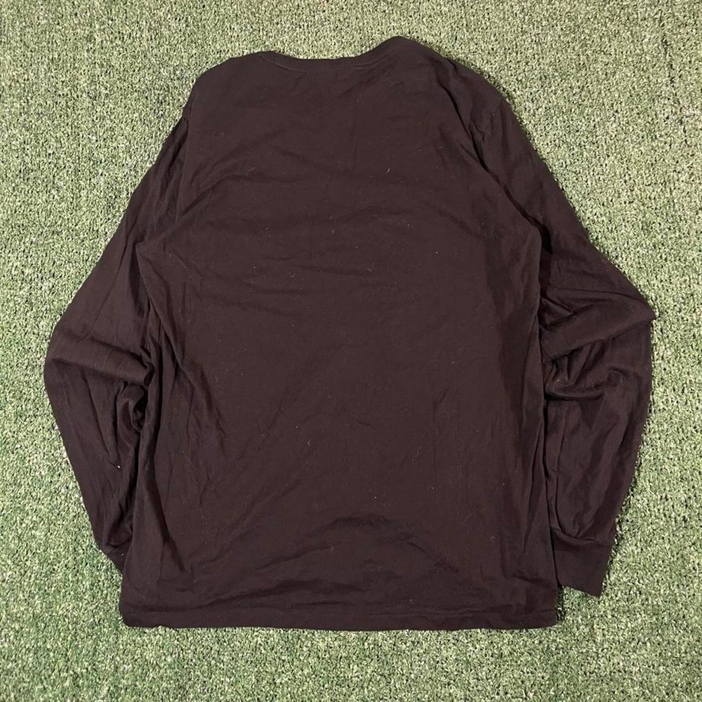 Polo Ralph Lauren Black Long Sleeve Shirt Mens Medium Custom Slim Fit 0197 - Picture 2 of 6